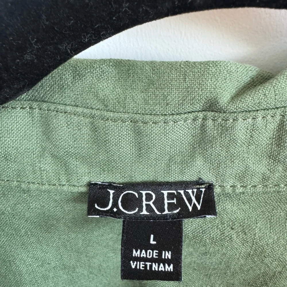 J.Crew Popover shirt in cotton-linen blend